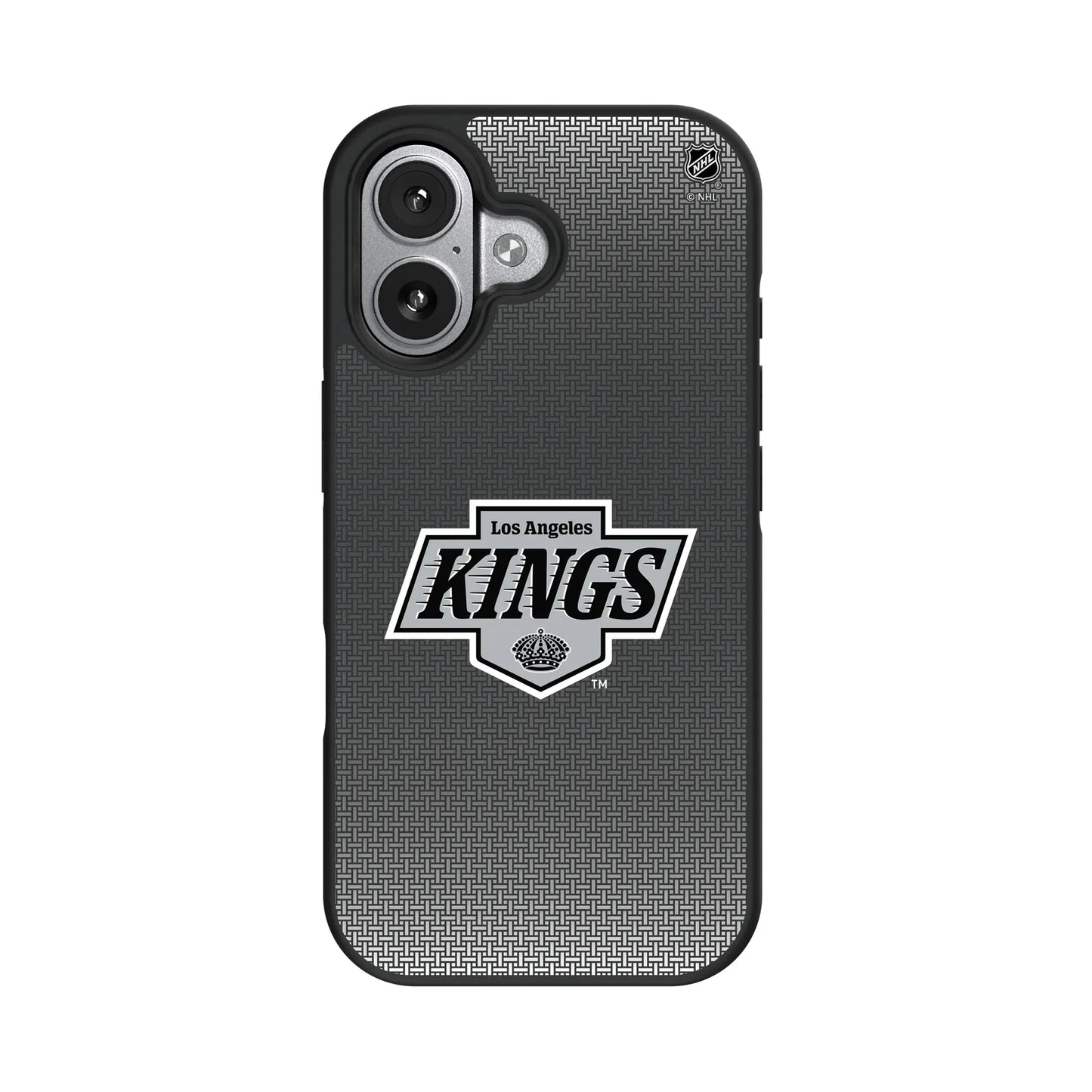 LA Kings Linen Bump Phone Case for Apple iPhone