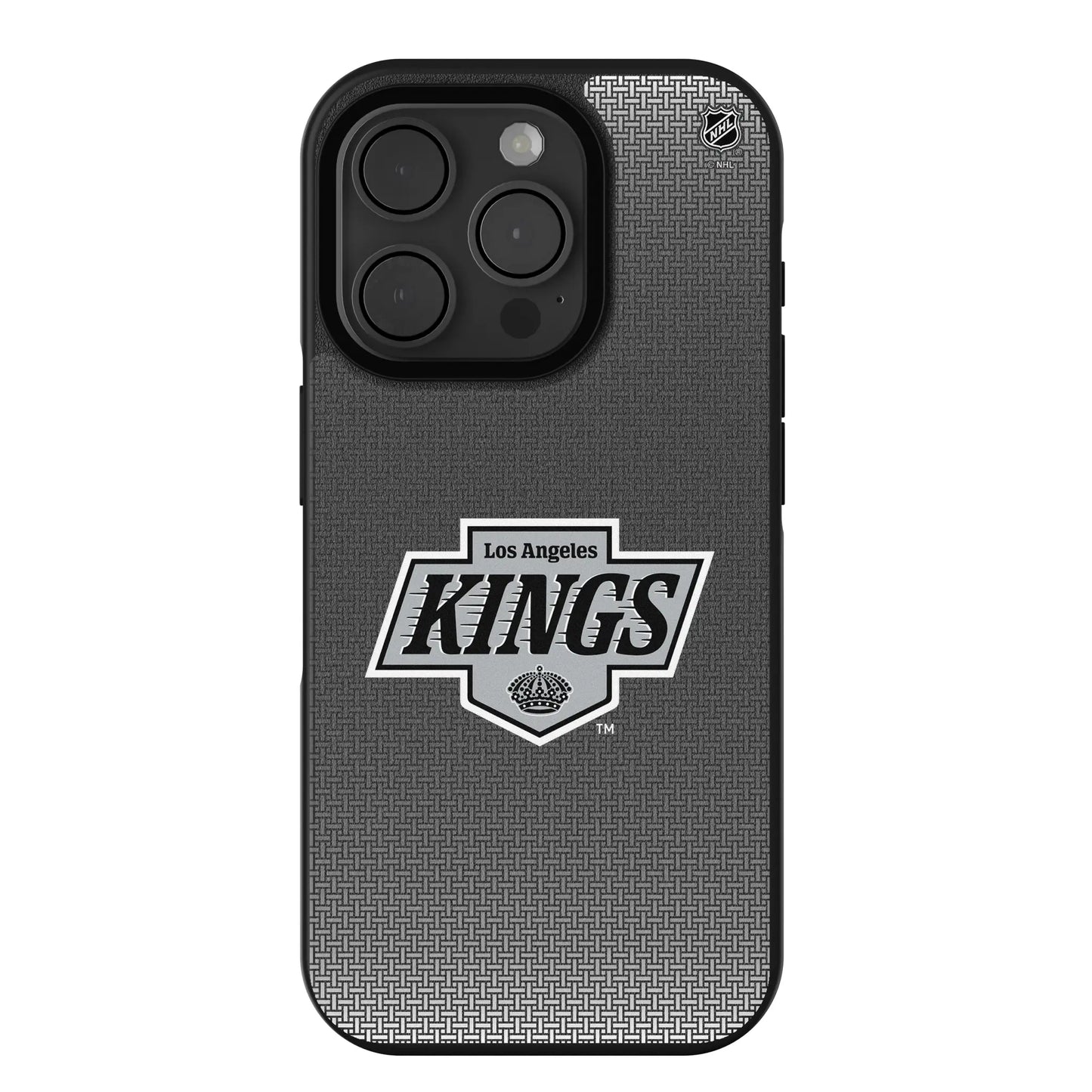 LA Kings Linen Bump Phone Case for Apple iPhone