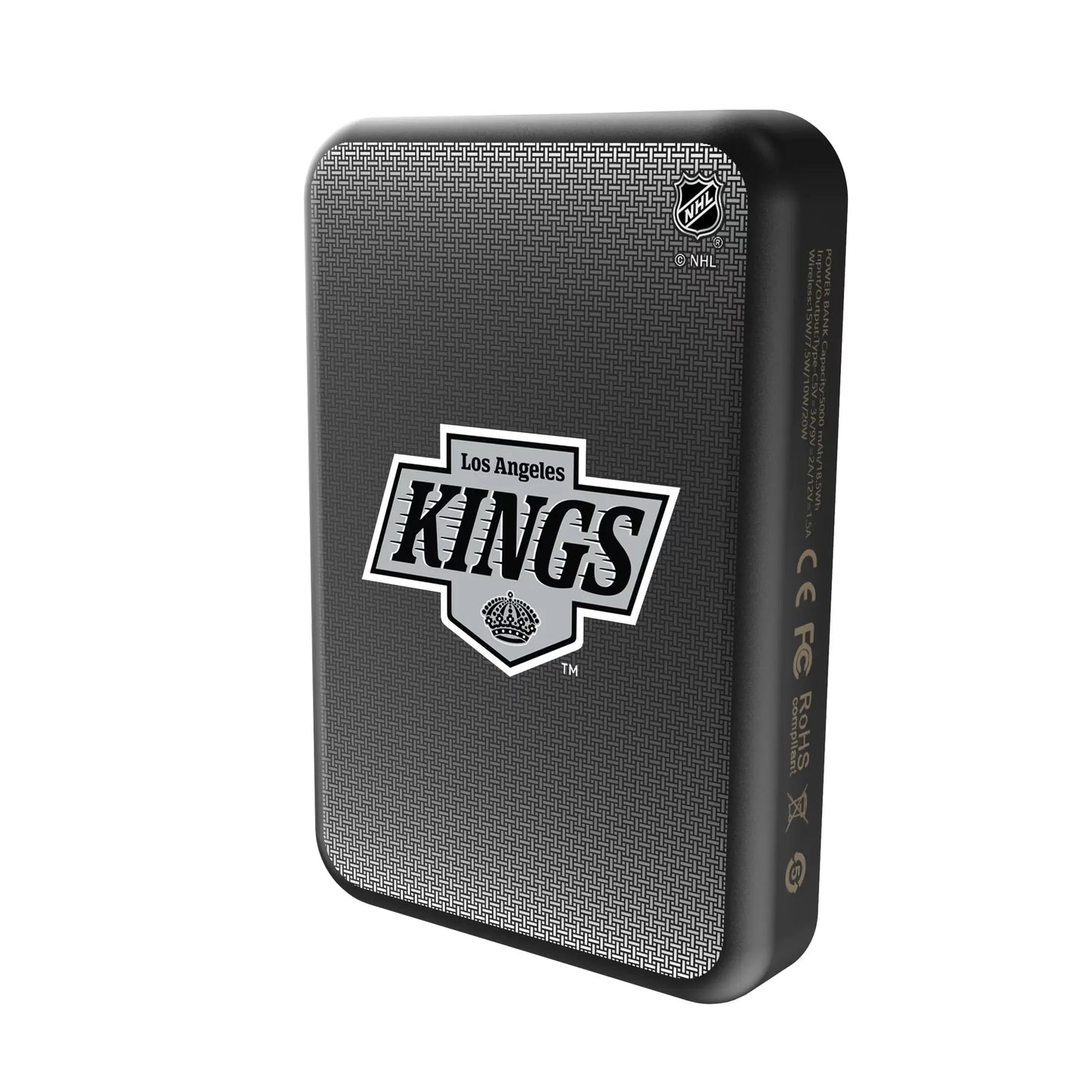 LA Kings Linen Wireless Mag Power Bank