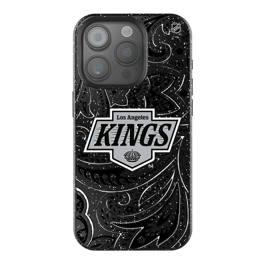 LA Kings Paisley Black Bling Phone Case for Apple iPhone