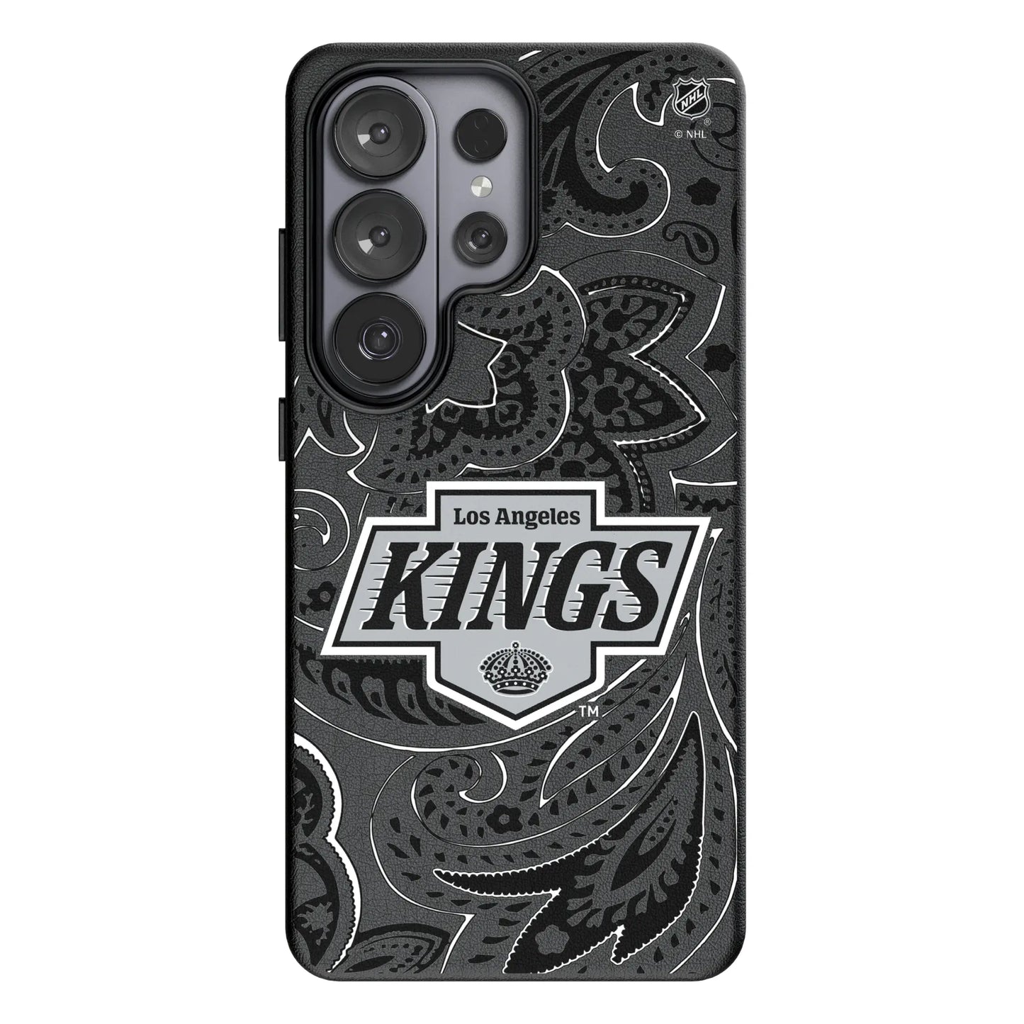 LA Kings Paisley MagSafe Compatible Phone Case for Samsung Galaxy