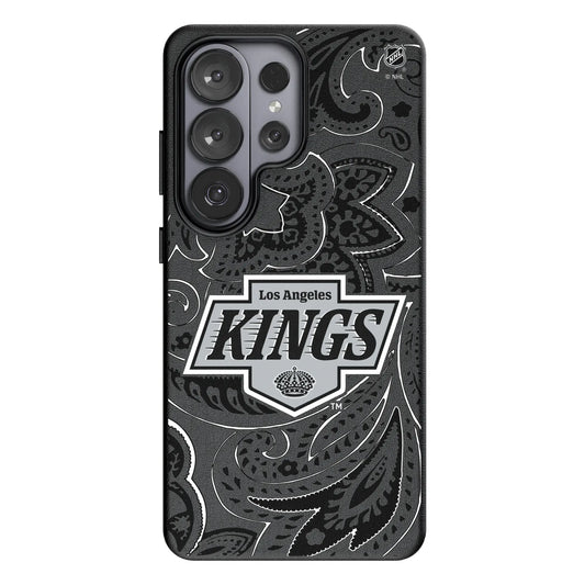 LA Kings Paisley MagSafe Compatible Phone Case for Samsung Galaxy