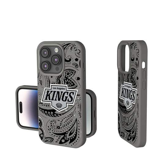 LA Kings Paisley Soft Touch Phone Case for Apple iPhone