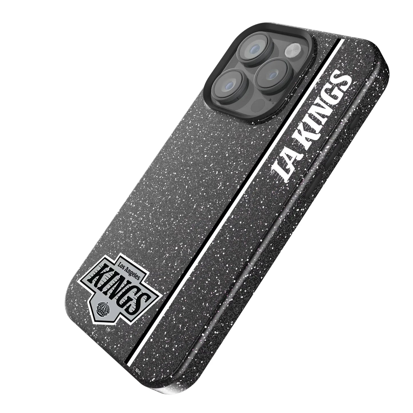 LA Kings Sidebar Black Bling Phone Case for Apple iPhone