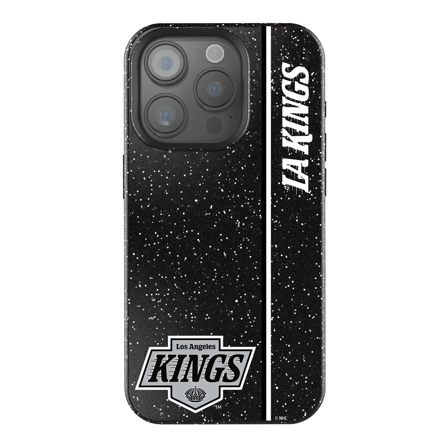 LA Kings Sidebar Black Bling Phone Case for Apple iPhone