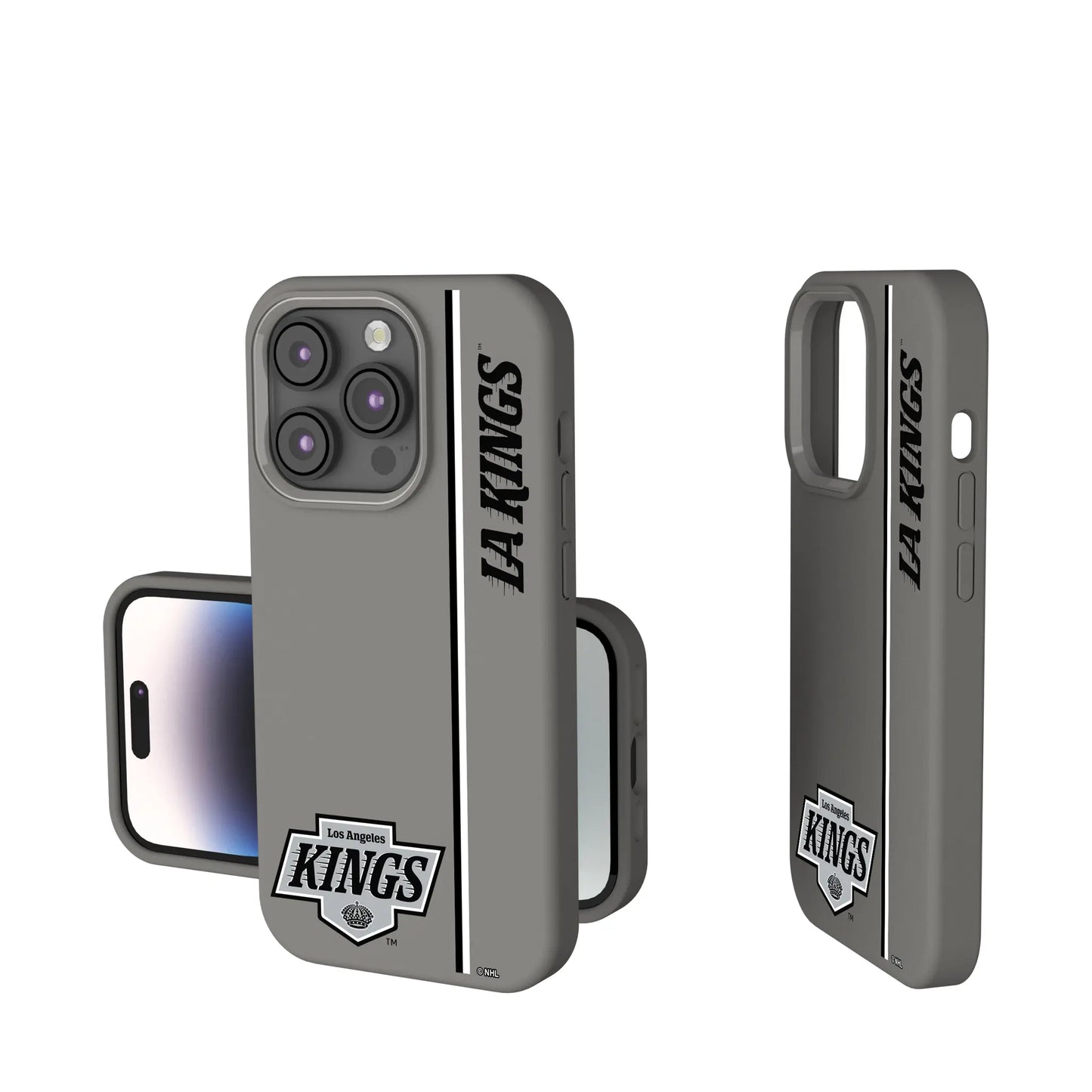 LA Kings Sidebar Soft Touch Phone Case for Apple iPhone