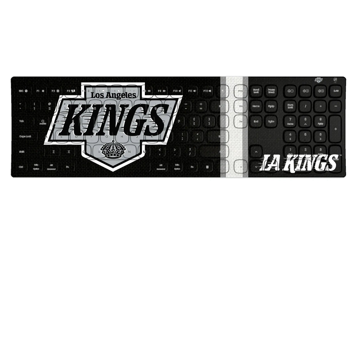 LA Kings Stripe Curved Wireless Keyboard