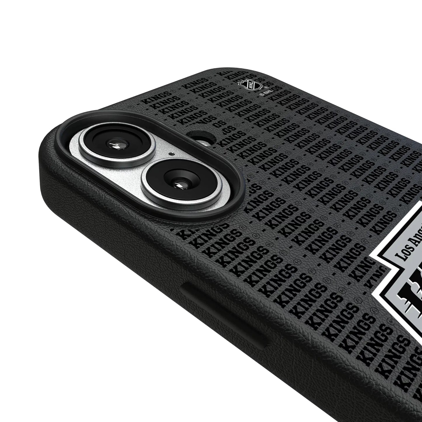 LA Kings Text Backdrop MagSafe Compatible Phone Case for Apple iPhone