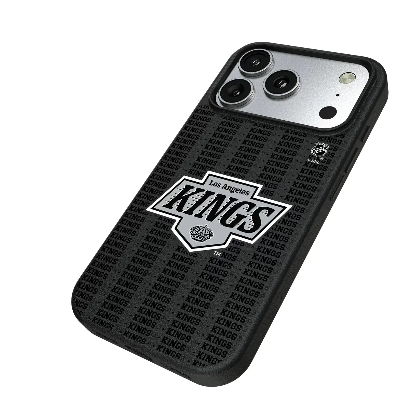 LA Kings Text Backdrop MagSafe Compatible Phone Case for Apple iPhone