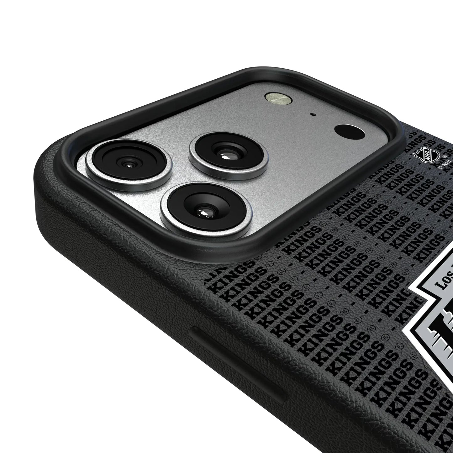 LA Kings Text Backdrop MagSafe Compatible Phone Case for Apple iPhone