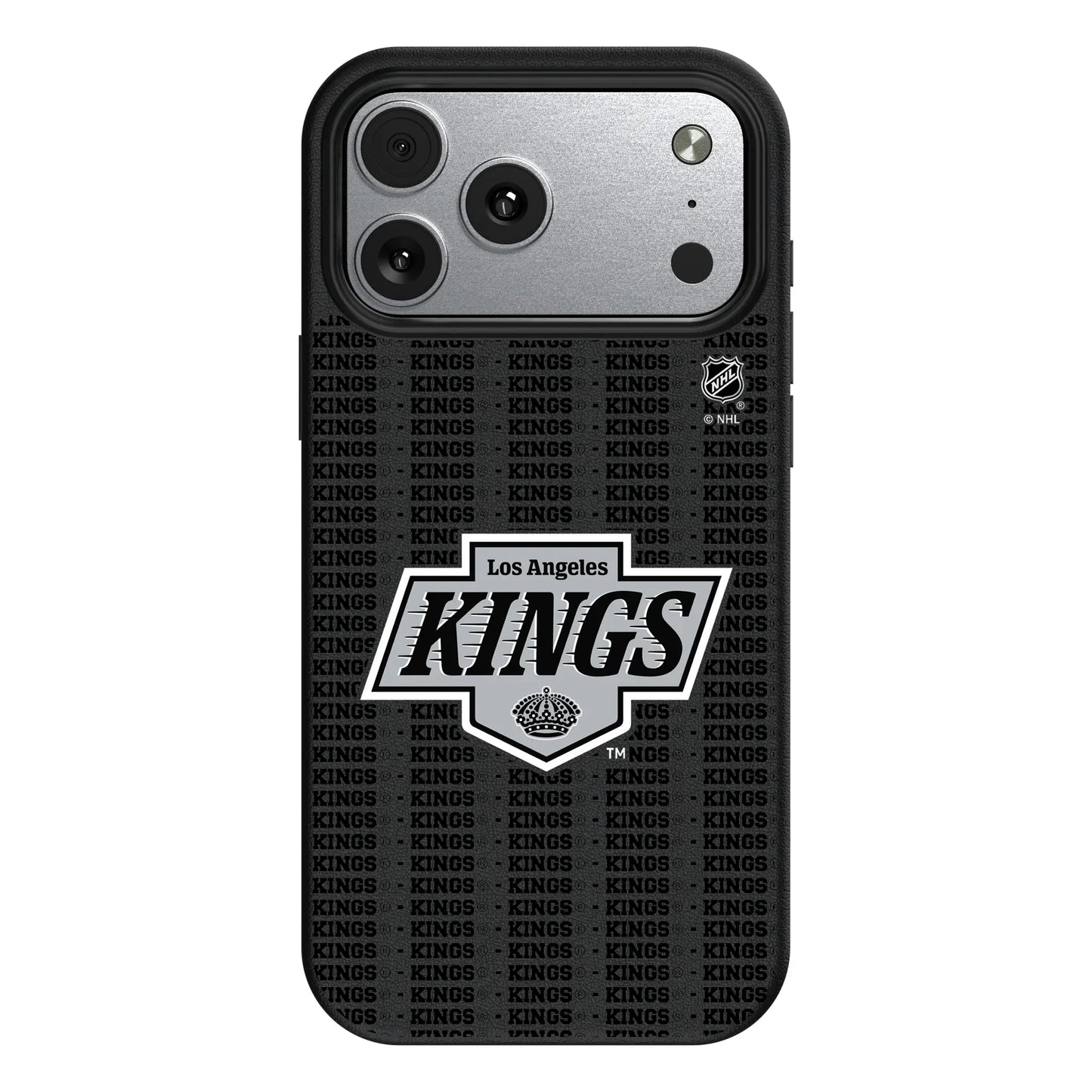 LA Kings Text Backdrop MagSafe Compatible Phone Case for Apple iPhone