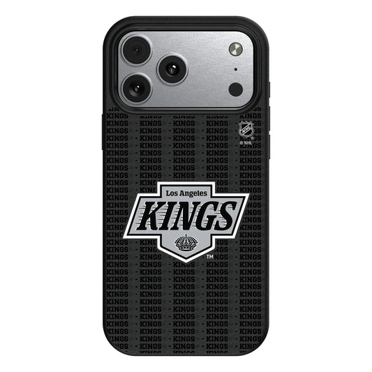 LA Kings Text Backdrop MagSafe Compatible Phone Case for Apple iPhone