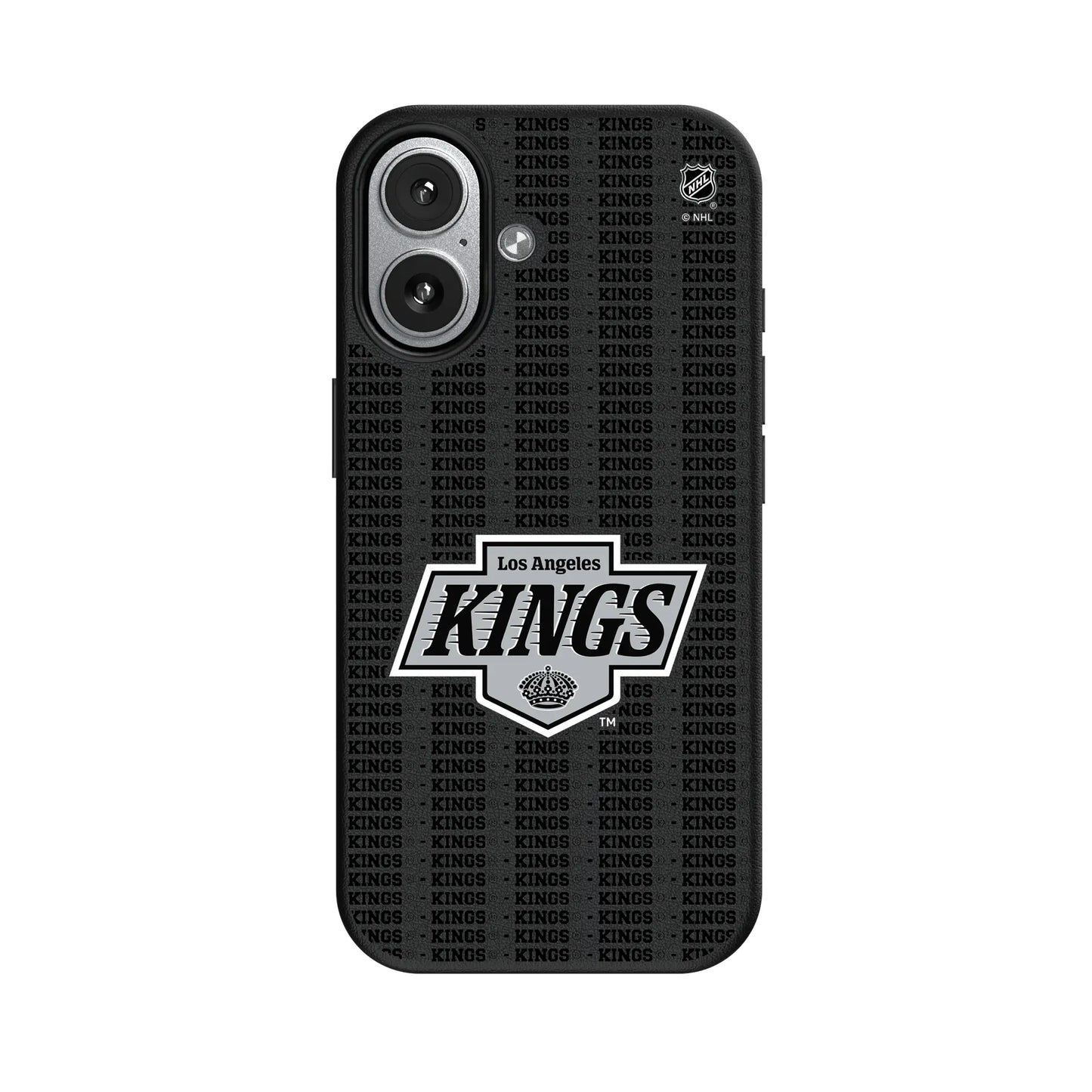 LA Kings Text Backdrop MagSafe Compatible Phone Case for Apple iPhone