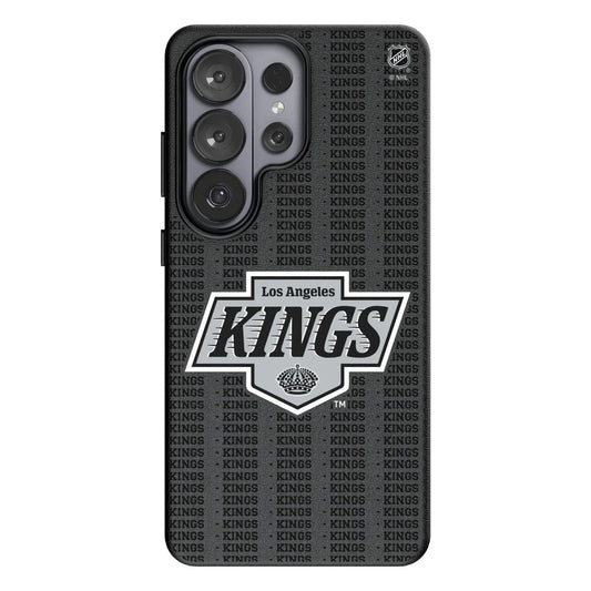 LA Kings Text Backdrop MagSafe Compatible Phone Case for Samsung Galaxy
