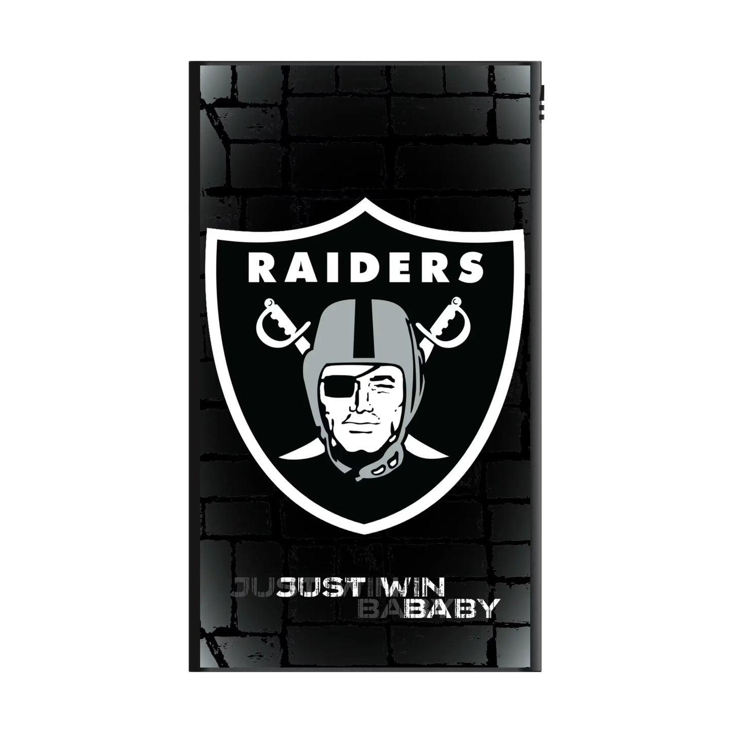 Las Vegas Raiders Brick 5000mAh Flat Powerbank