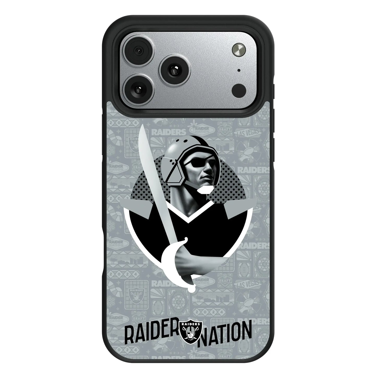 Las Vegas Raiders Deco Bump Phone Case for Apple iPhone