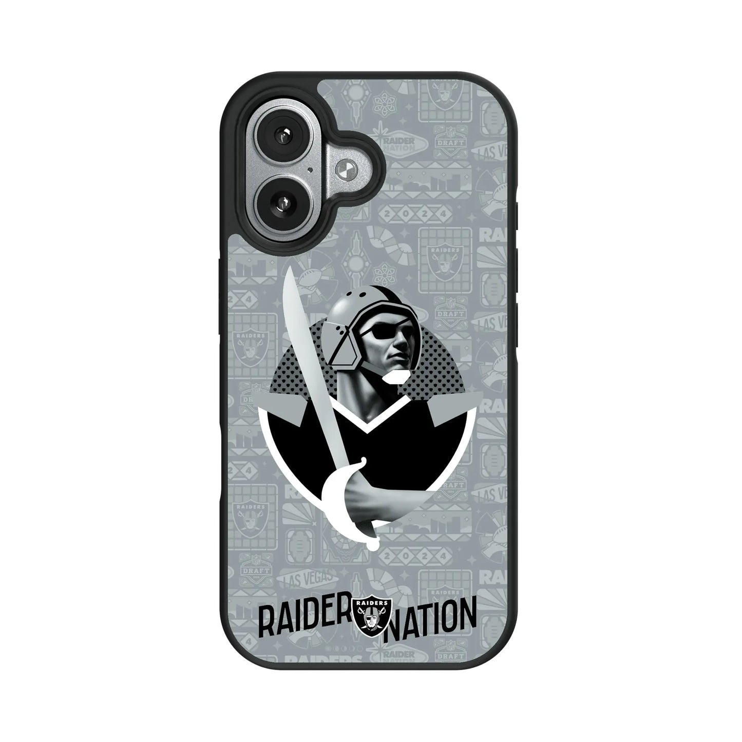Las Vegas Raiders Deco Bump Phone Case for Apple iPhone