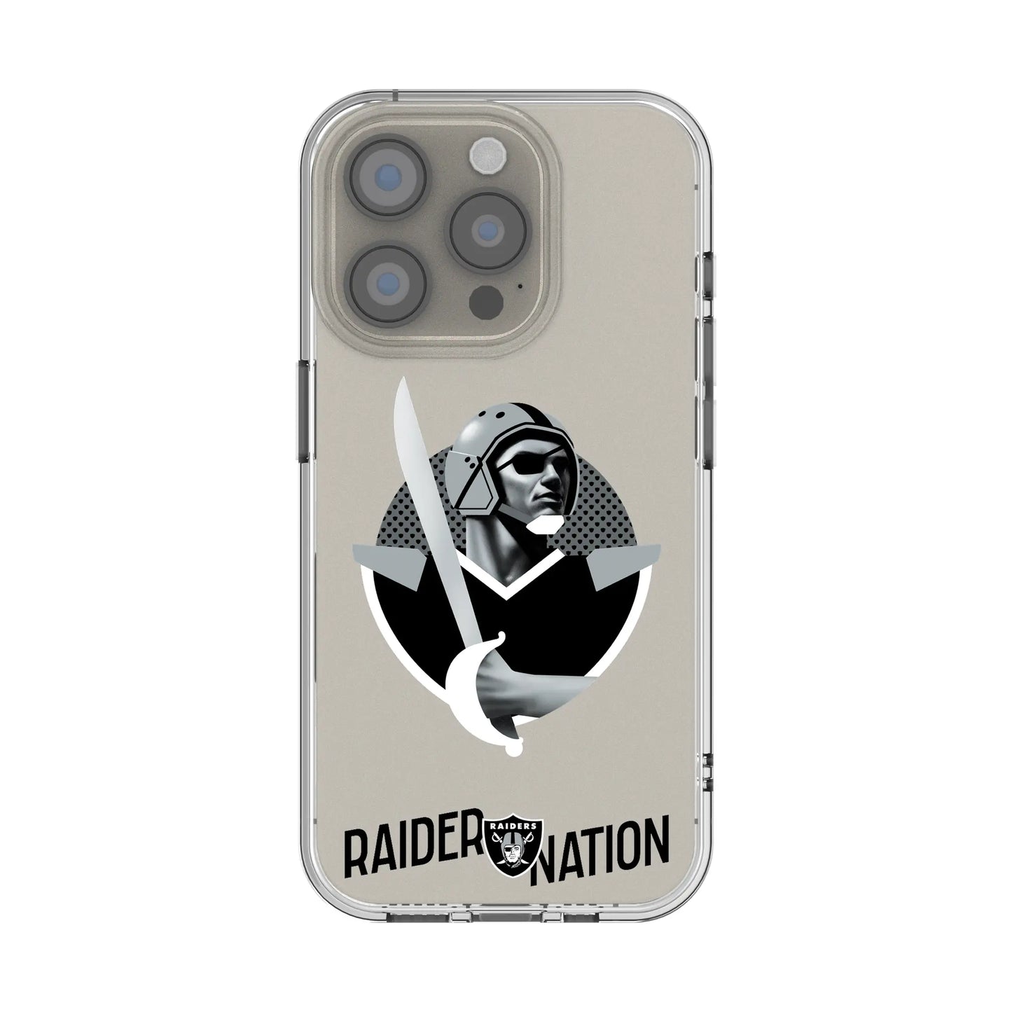 Las Vegas Raiders Deco Clear Phone Case for Apple iPhone