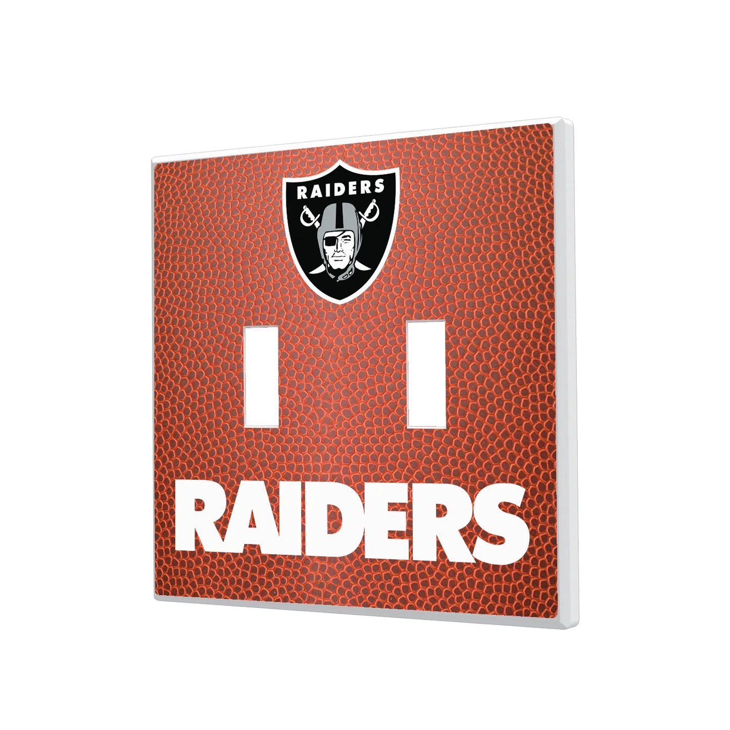 Las Vegas Raiders Football Hidden-Screw Light Switch Plate