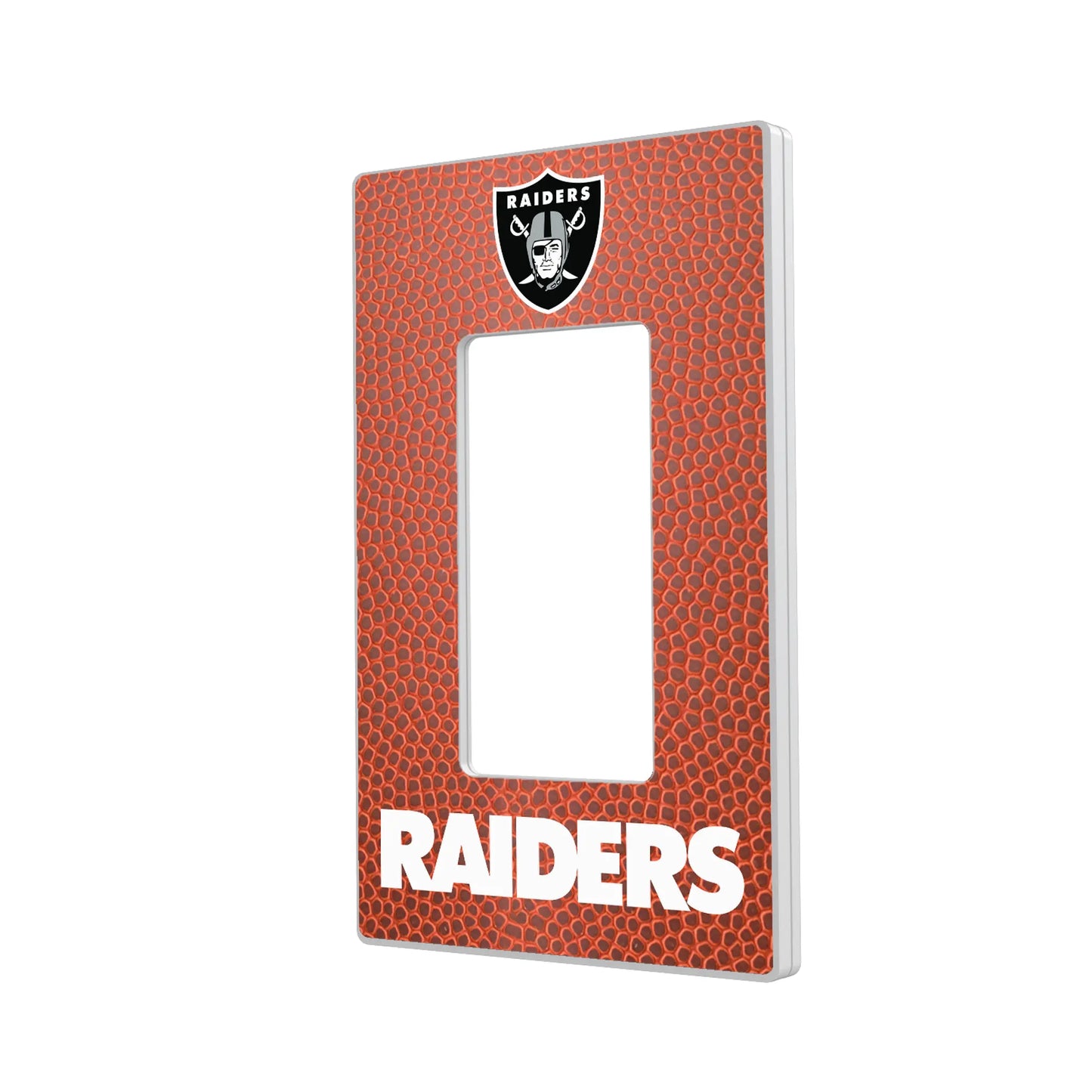 Las Vegas Raiders Football Hidden-Screw Light Switch Plate
