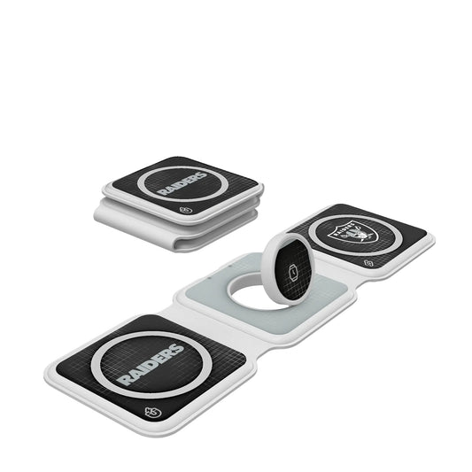 Las Vegas Raiders Hatch Foldable 3 in 1 Charger