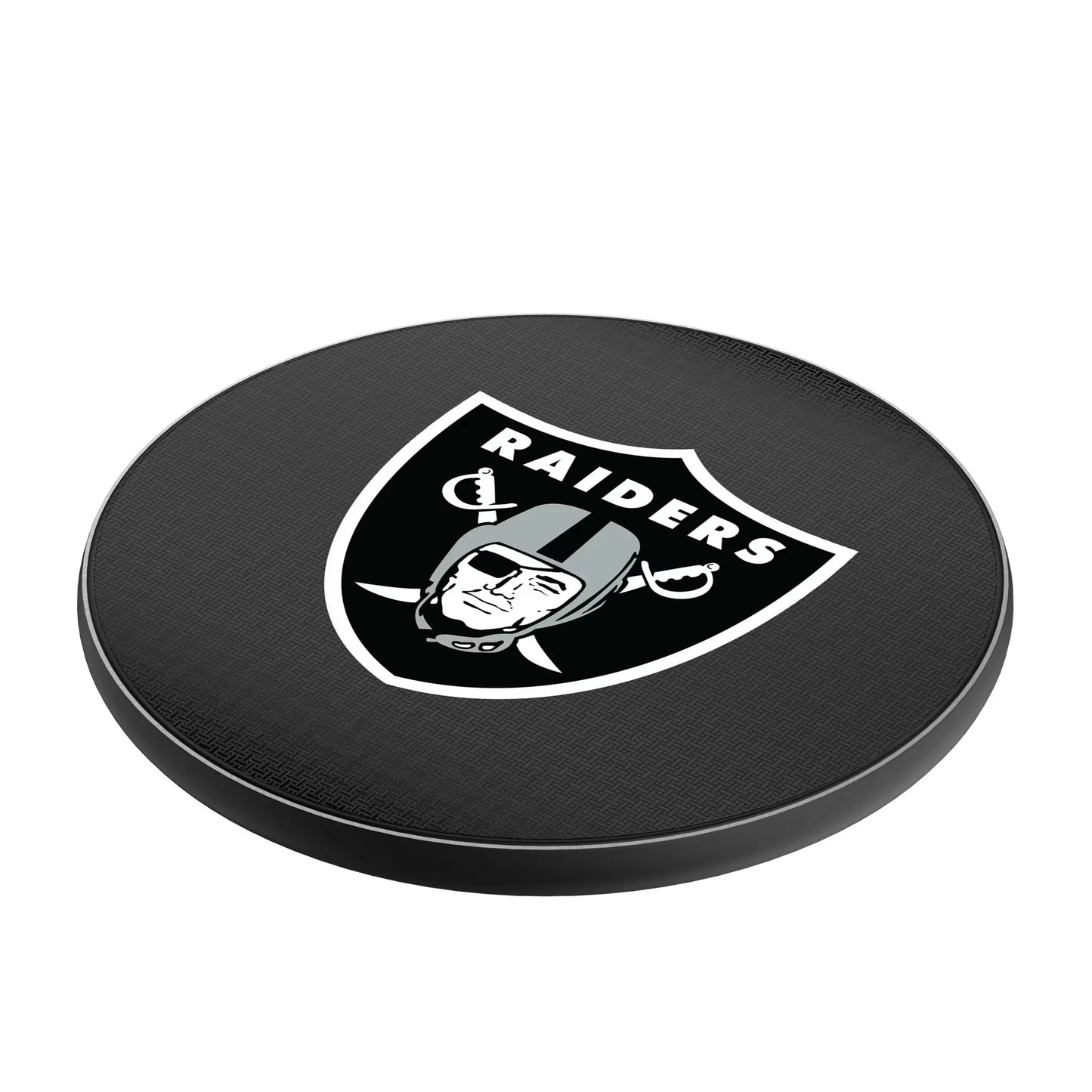Las Vegas Raiders Linen 15-Watt Wireless Charger
