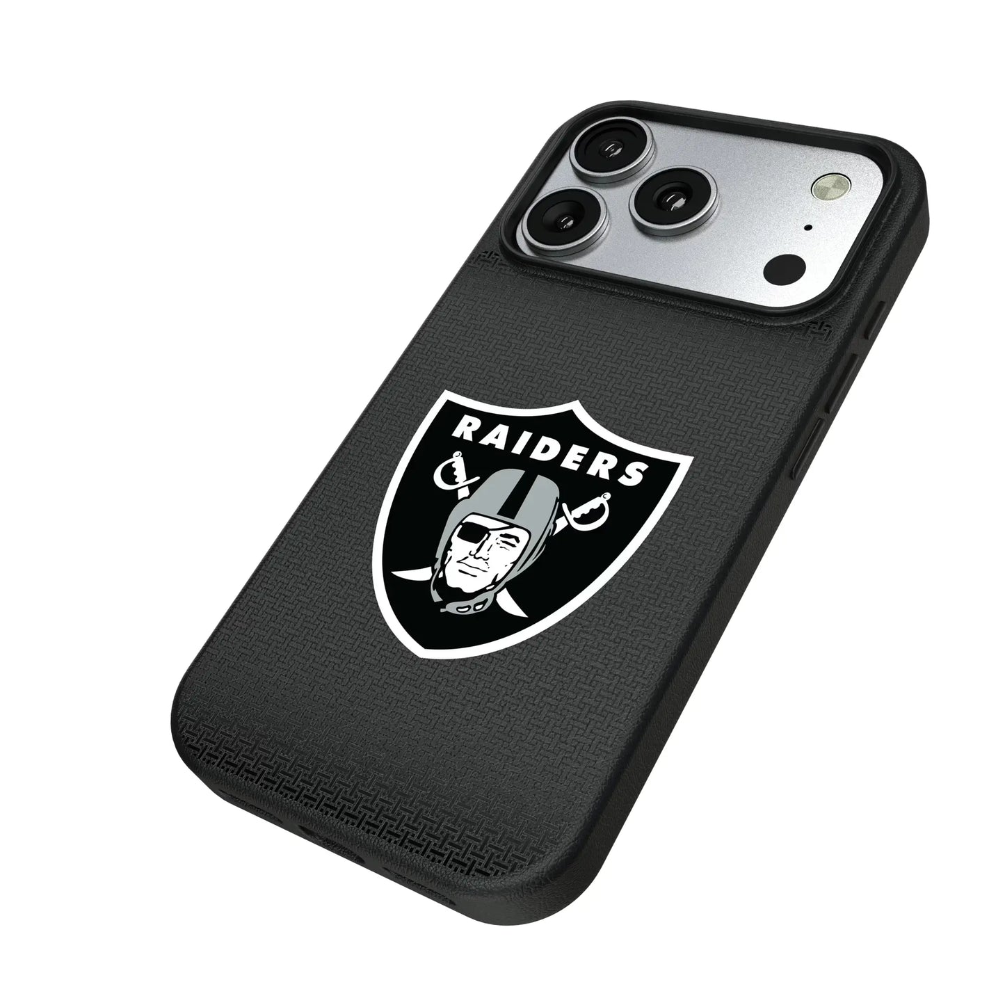 Las Vegas Raiders Linen MagSafe Compatible Phone Case for Apple iPhone