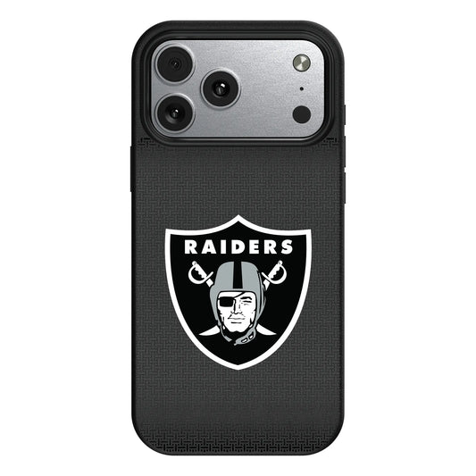Las Vegas Raiders Linen MagSafe Compatible Phone Case for Apple iPhone
