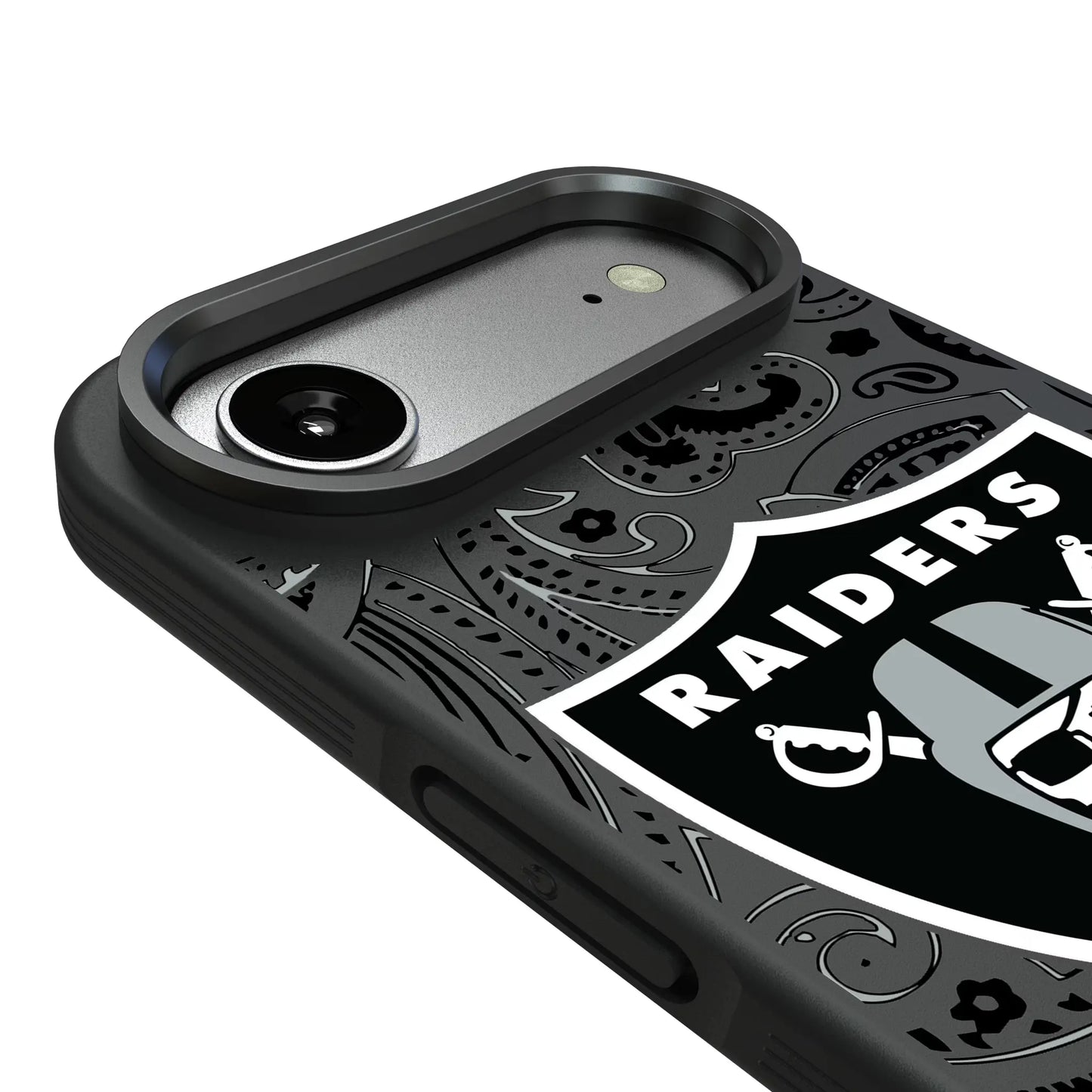 Las Vegas Raiders Paisley Bump Phone Case for Apple iPhone