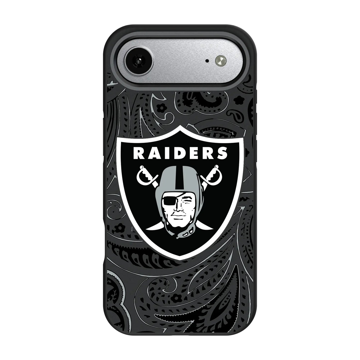 Las Vegas Raiders Paisley Bump Phone Case for Apple iPhone