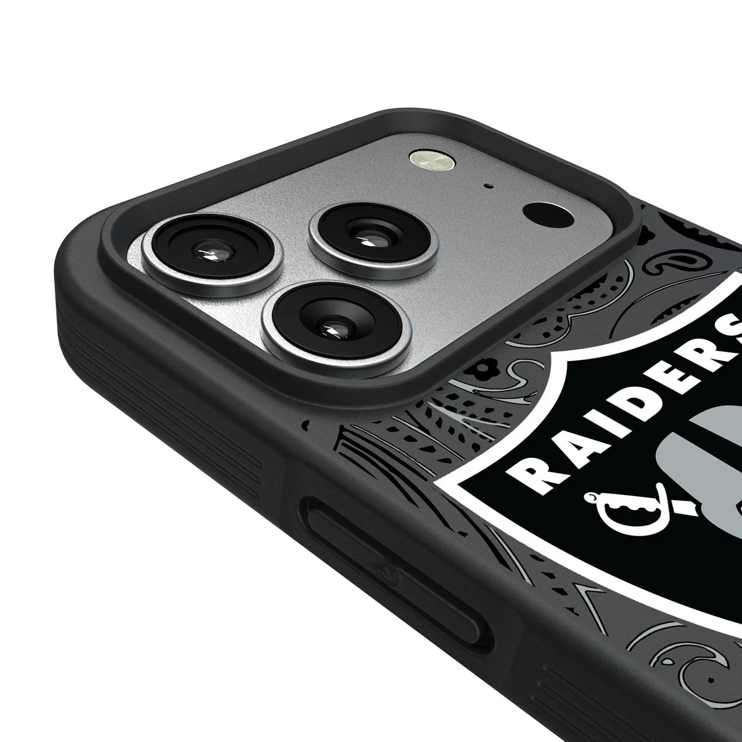 Las Vegas Raiders Paisley Bump Phone Case for Apple iPhone