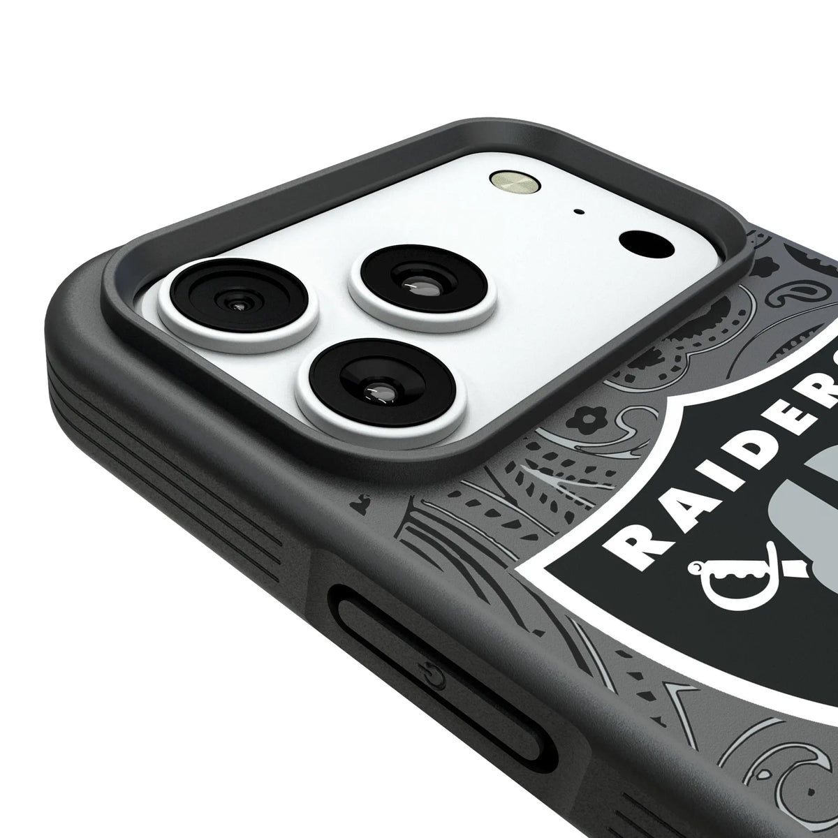 Las Vegas Raiders Paisley Bump Phone Case for Apple iPhone