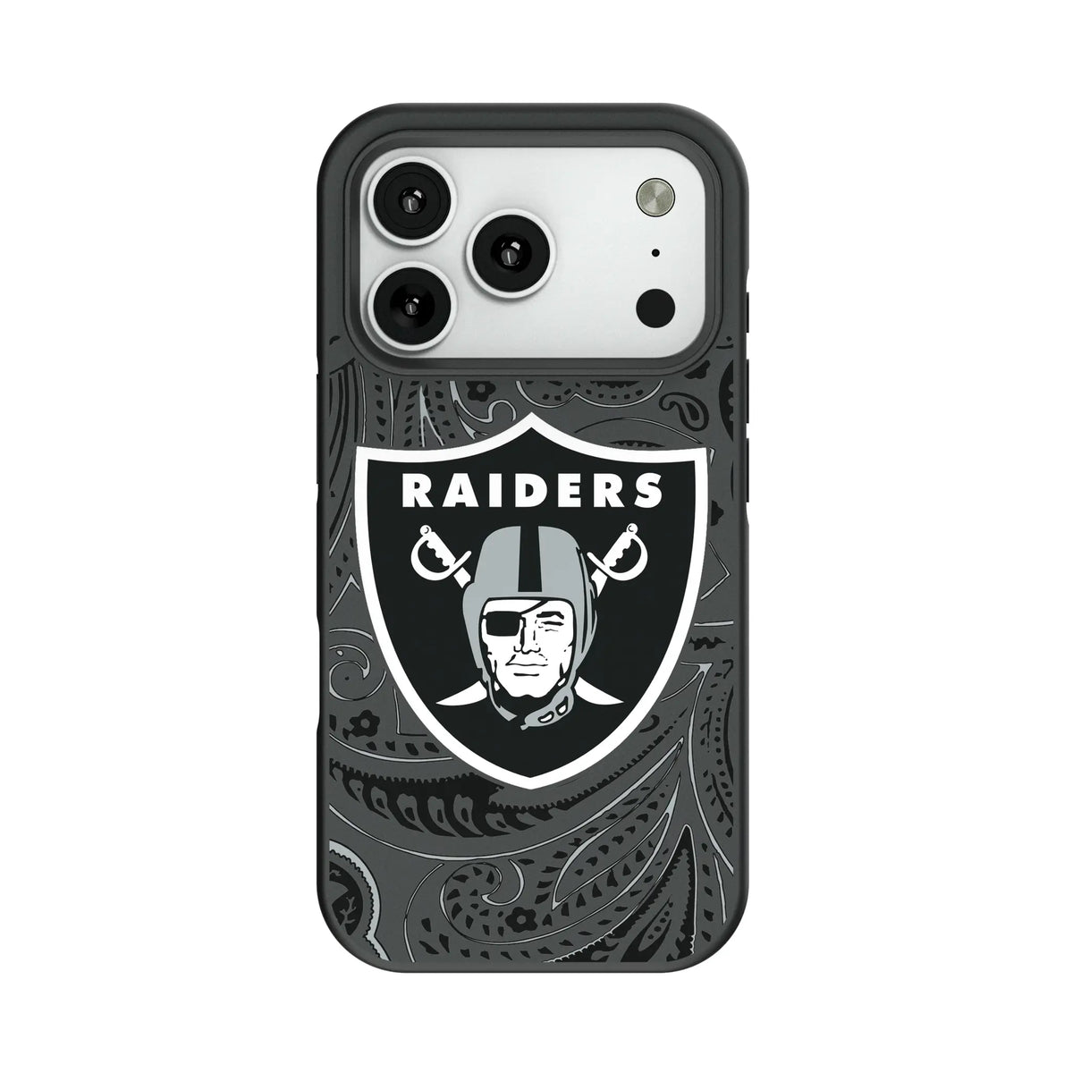 Las Vegas Raiders Paisley Bump Phone Case for Apple iPhone