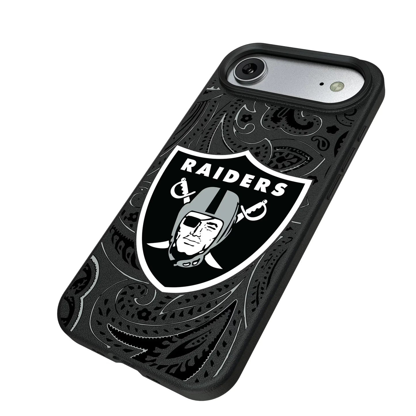 Las Vegas Raiders Paisley MagSafe Compatible Phone Case for Apple iPhone