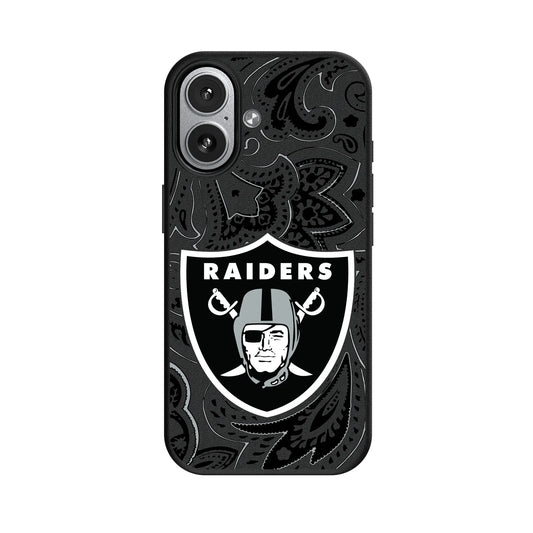Las Vegas Raiders Paisley MagSafe Compatible Phone Case for Apple iPhone