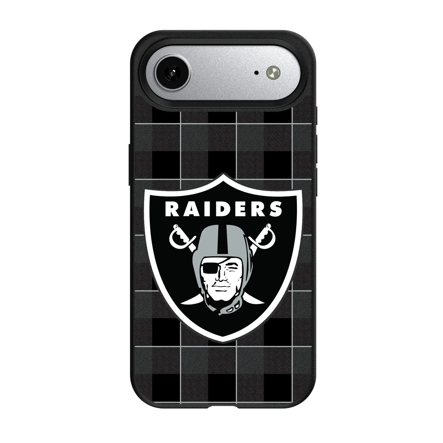 Las Vegas Raiders Plaid MagSafe Compatible Phone Case for Apple iPhone