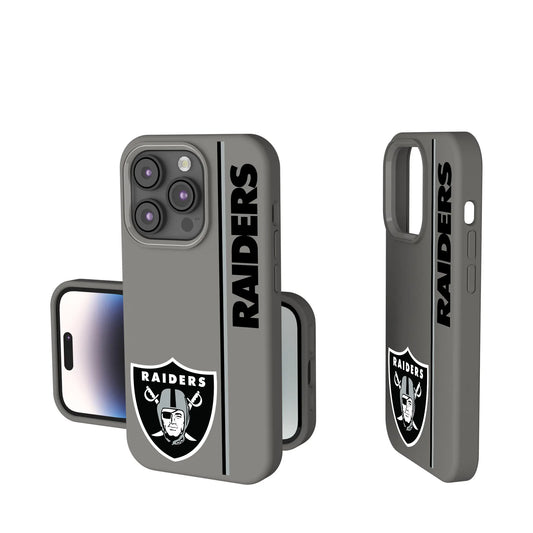 Las Vegas Raiders Sidebar Soft Touch Phone Case for Apple iPhone