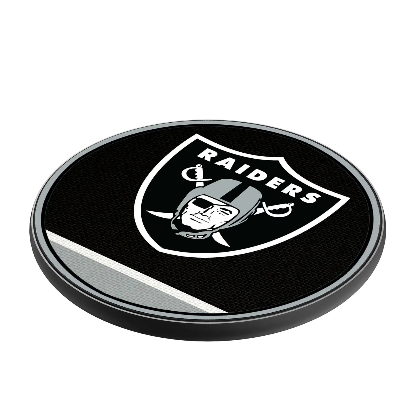 Las Vegas Raiders Stripe 15-Watt Wireless Charger
