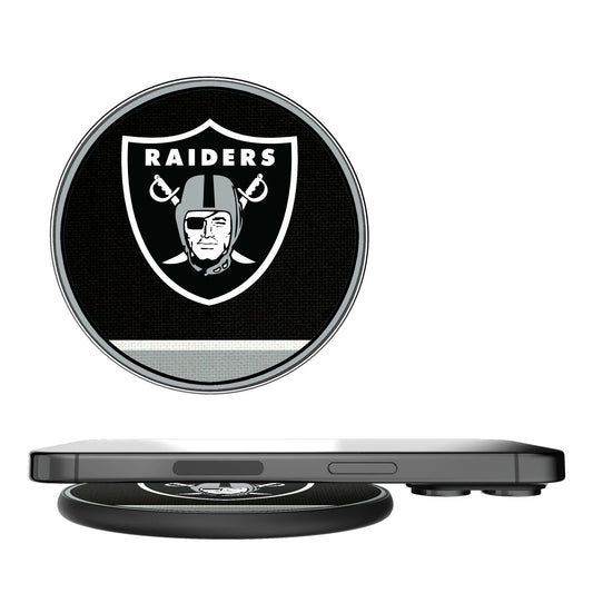 Las Vegas Raiders Stripe 15-Watt Wireless Charger