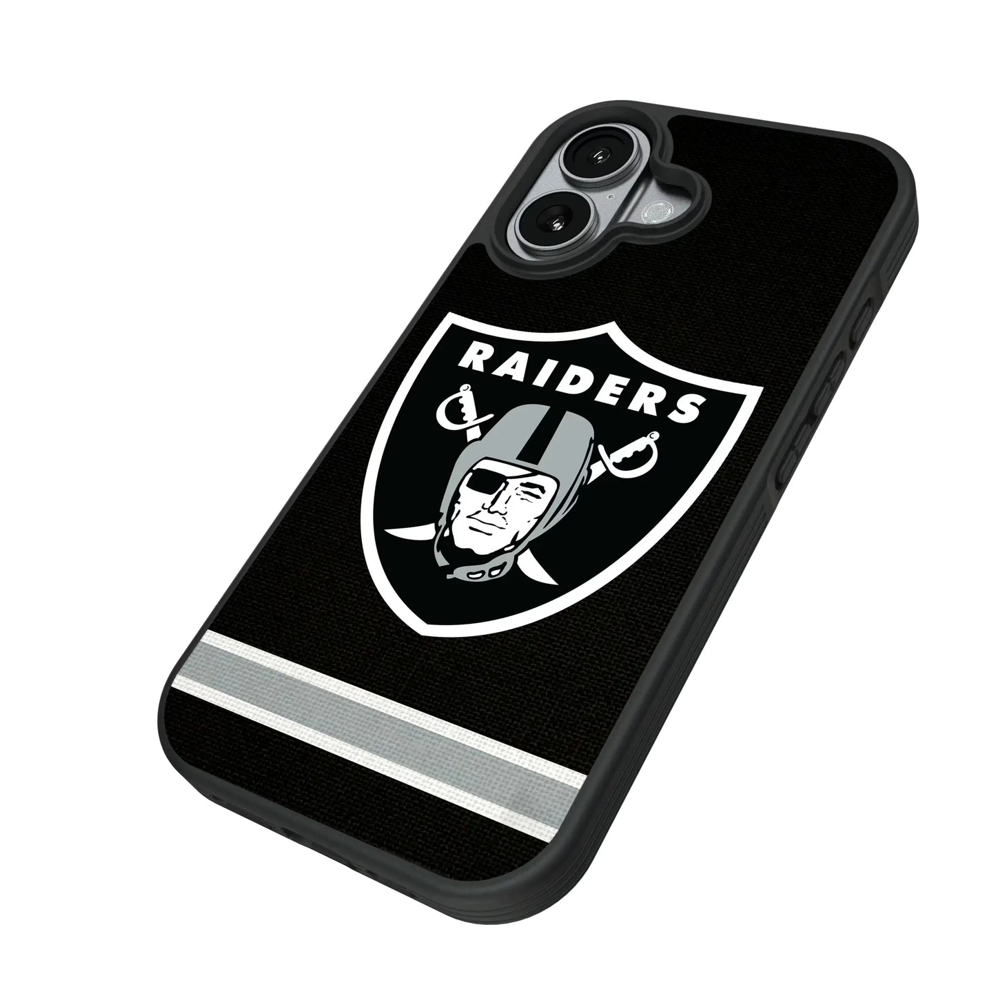 Las Vegas Raiders Stripe Bump Phone Case for Apple iPhone