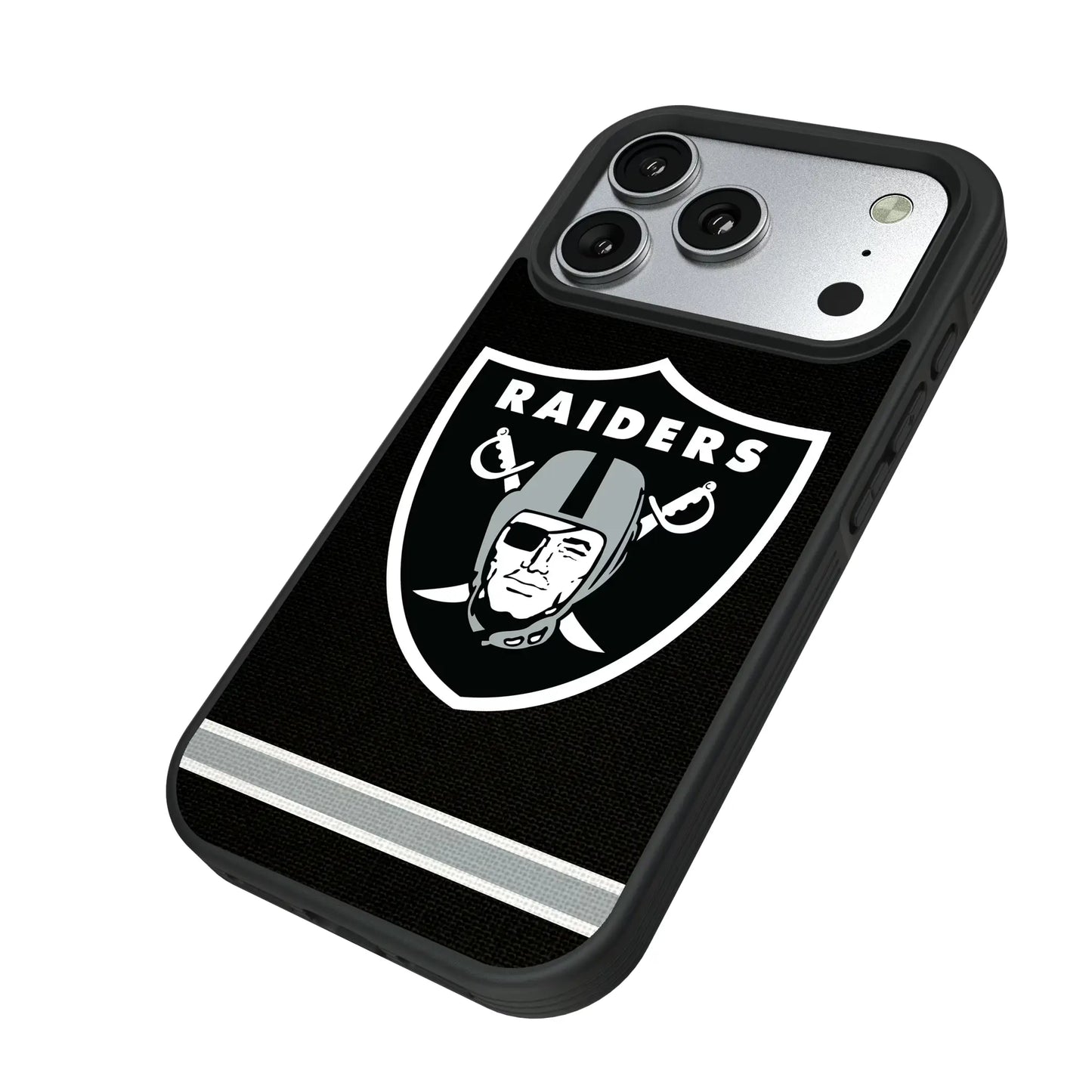 Las Vegas Raiders Stripe Bump Phone Case for Apple iPhone