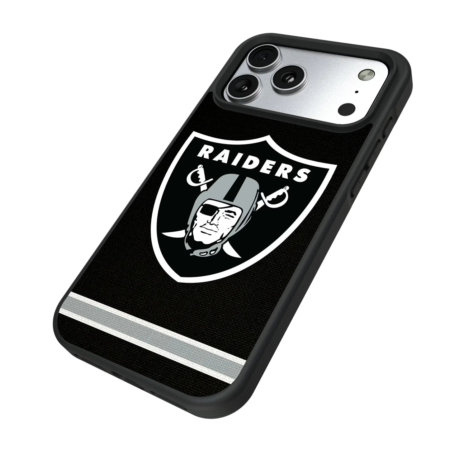 Las Vegas Raiders Stripe Bump Phone Case for Apple iPhone