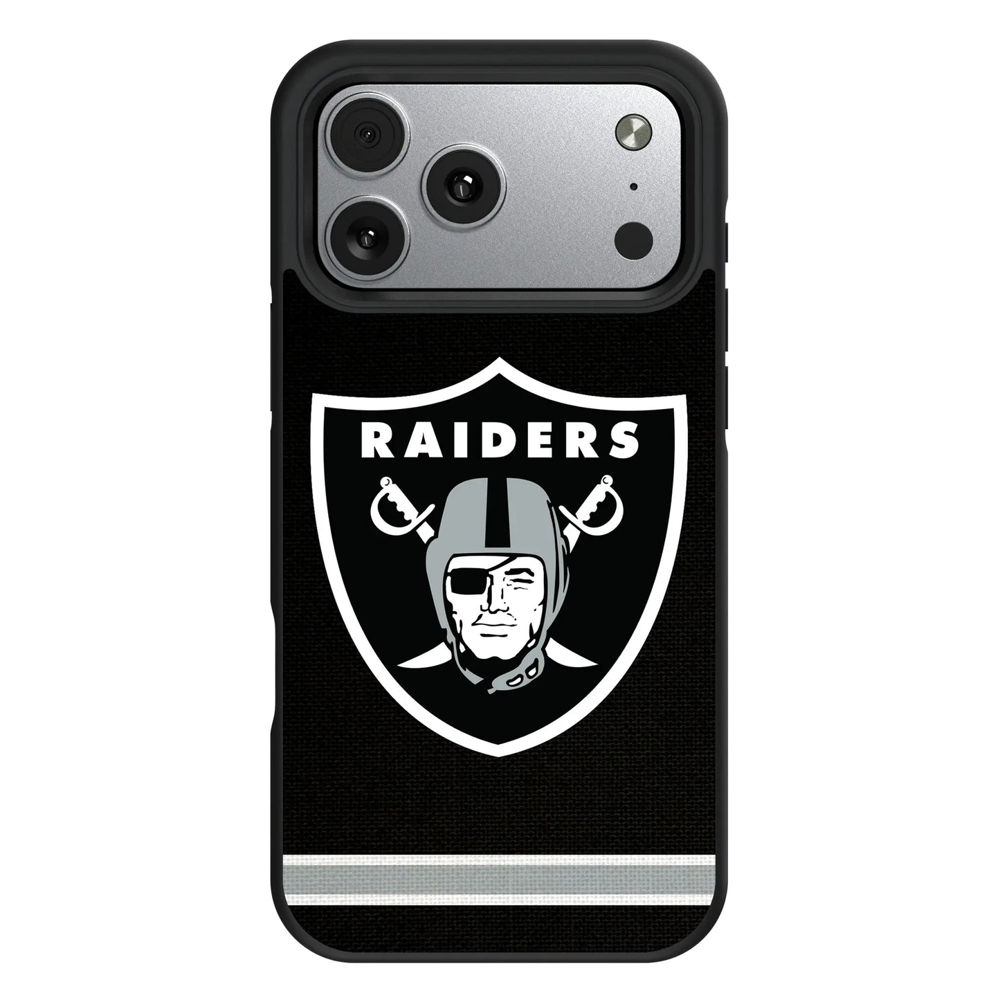 Las Vegas Raiders Stripe Bump Phone Case for Apple iPhone