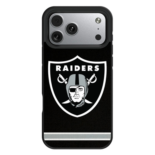 Las Vegas Raiders Stripe Bump Phone Case for Apple iPhone