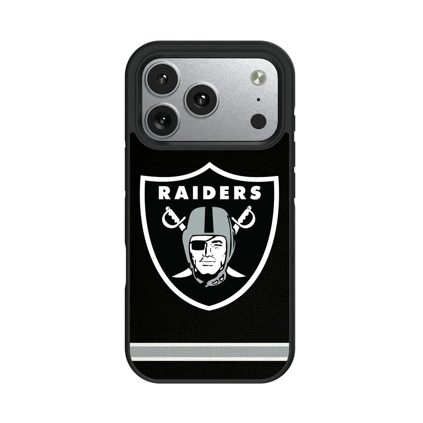 Las Vegas Raiders Stripe Bump Phone Case for Apple iPhone