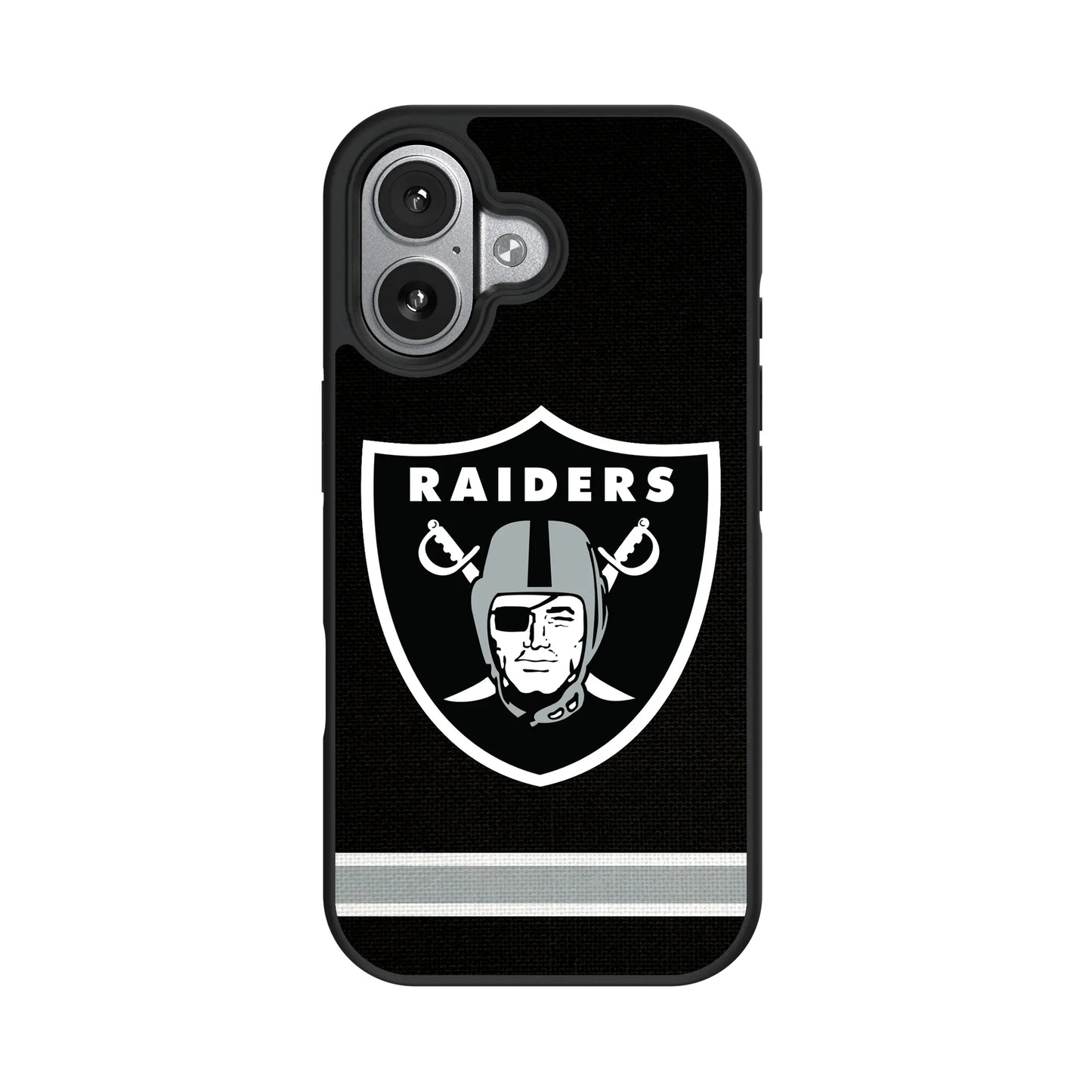Las Vegas Raiders Stripe Bump Phone Case for Apple iPhone