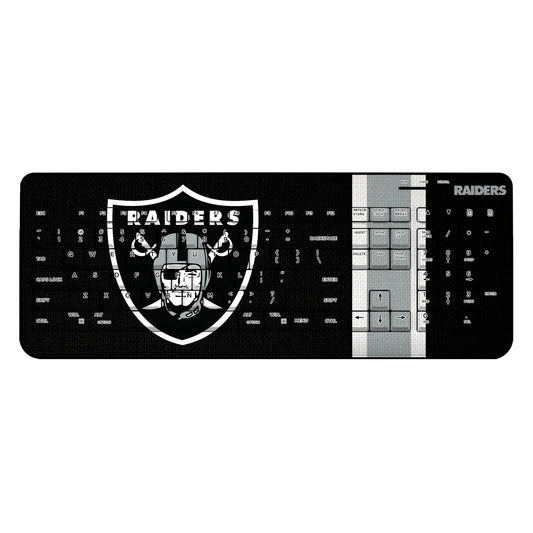 Las Vegas Raiders Stripe Wireless USB Keyboard