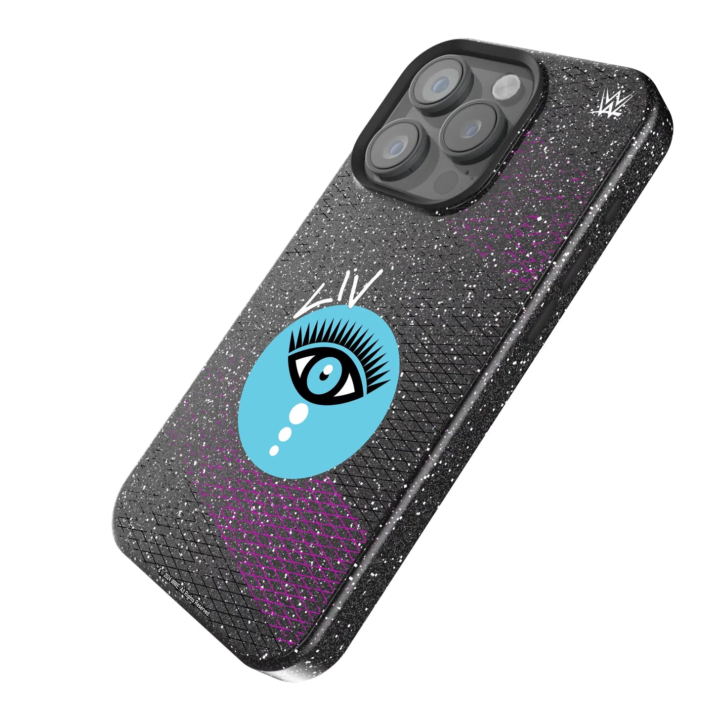 Liv Morgan Steel Black Bling Phone Case for Apple iPhone
