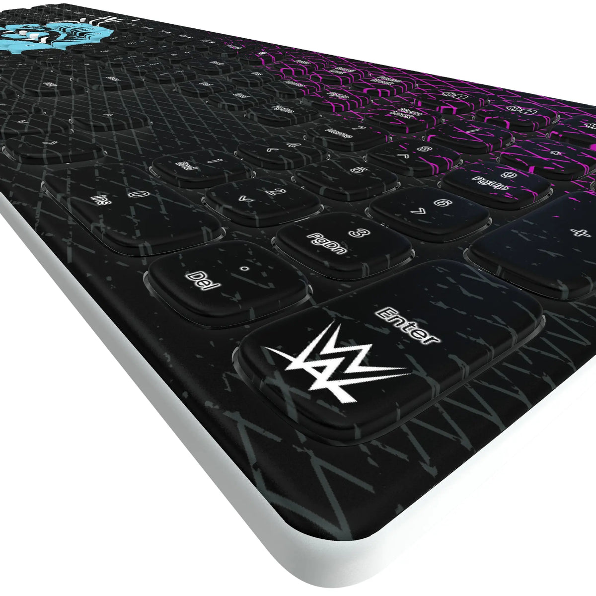 Liv Morgan Steel Curved Wireless Keyboard