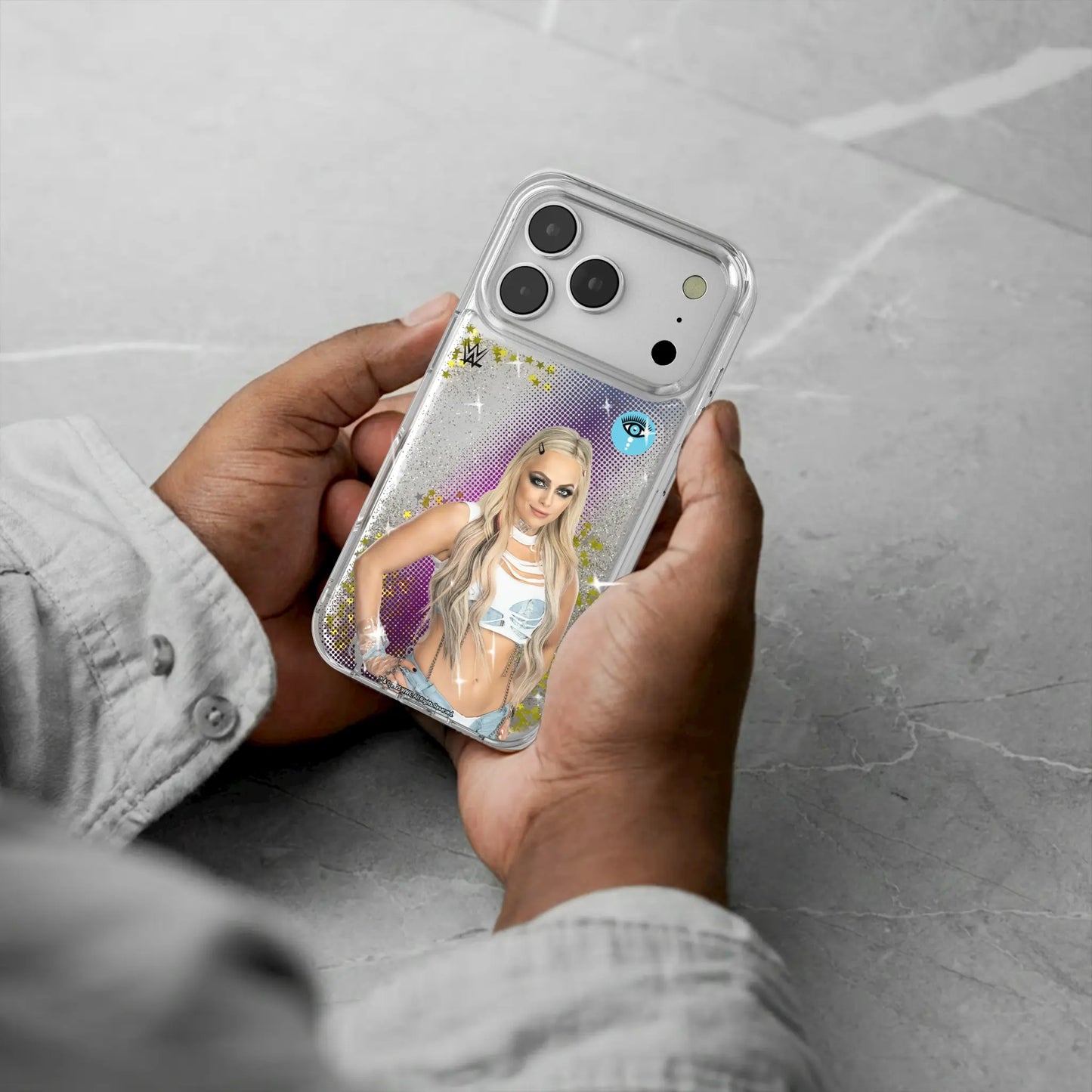 Liv Morgan Superstar Glitter Phone Case for Apple iPhone